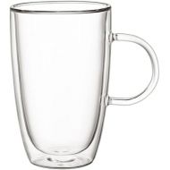 Villeroy & Boch Artesano Hot Beverages Cup : Extra Large-Set of 2, 5.5 in, Crystal Glass, Clear