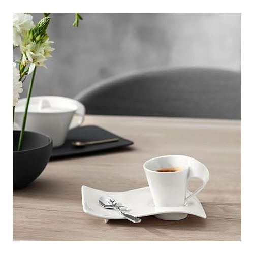  Villeroy & Boch 1024841425 New Wave Cafe Espresso Cup, 2.75 Ounce, White