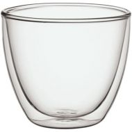 Villeroy & Boch Manufacture Rock Large Tumbler, 3.75 in/14 oz, Crystal Glass, Clear