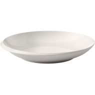 Villeroy & Boch NewMoon Deep Bowl Generously Designed for Soups and Side Dishes, Premium Porcelain, Dishwasher Safe, White, 29X29X5CM