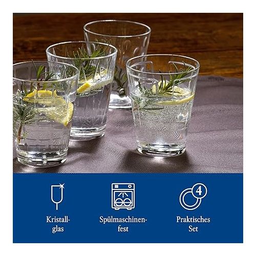  Dressed Up Glass Tumbler Set of 4 by Villeroy & Boch