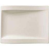 Villeroy & Boch New Wave Large Rectangular Salad Plate, 10.25 x 7.75 in, White