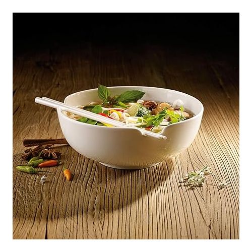  Soup Passion Asia Bowl by Villeroy & Boch - Premium Porcelain - Made in Germany - Dishwasher and Microwave Safe - 8 Inches, 43.75 ounces