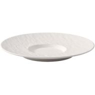 Villeroy & Boch Manufacture Rock Blanc Tea/Coffee Cup Saucer, 6.5 in, Premium Porcelain, White