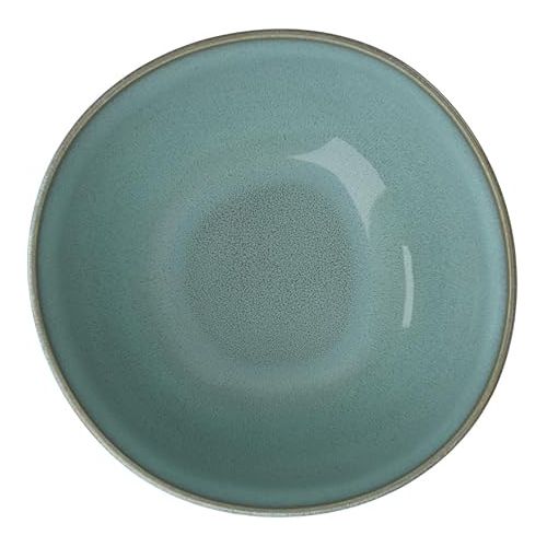  like. by Villeroy & Boch - Lave glace Serving Bowl 25.5 x 25.5 x 10.5 cm, Turquoise Serving Bowl, Earthenware, 2,200 ml