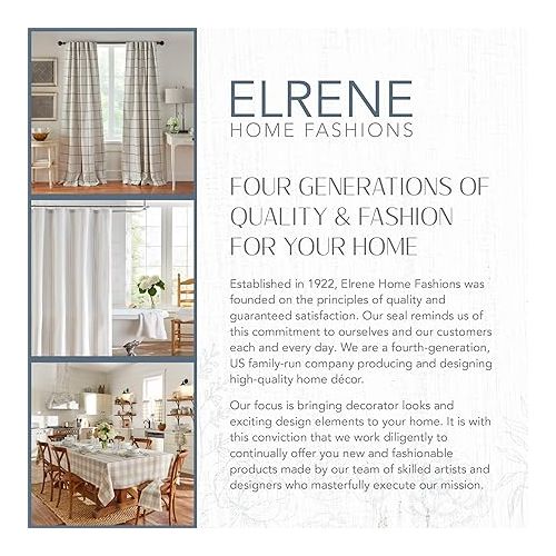  Elrene Home Fashions Villeroy & Boch French Garden Kitchen Towels, Dish Towels, 18 Inches by 28 Inches, Set of 2