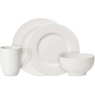 Villeroy & Boch For Me 16-Piece Dinnerware Set, Service for 4, Plates, Bowls & Mugs, Premium Porcelain, Made in Germany