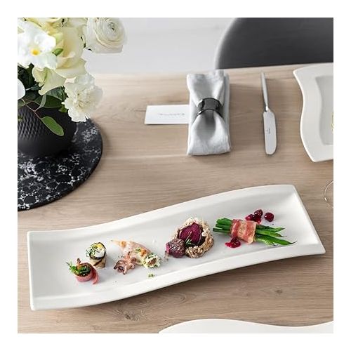  Villeroy & Boch New Wave Antipasti Plate, 16.5 x 6 in, White