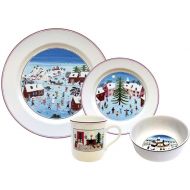 Villeroy & Boch Naif Christmas 4-Piece Dinnerware Set