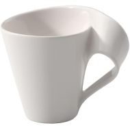 Villeroy & Boch New Wave Porcelain Cafe Mug, 1 Count (Pack of 1), White