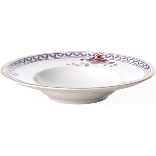  Villeroy & Boch Artesano Provencal Lavender Rim Soup, 9.75 in, White/Multicolored