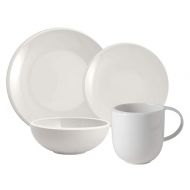 Villeroy & Boch NewMoon 12-Piece Dinnerware Set, Service for 4, Plates & Bowls, Premium Porcelain, Made in Germany