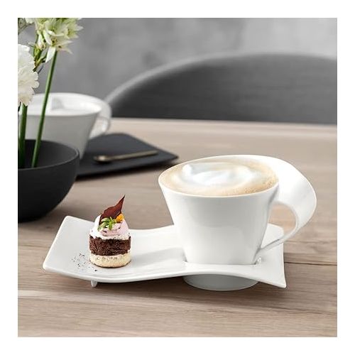  Villeroy & Boch New Wave Cafe Cafe au Lait Cup, 1 Count (Pack of 1), White