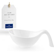 Villeroy & Boch Flow Salad Bowl with Handle, 20.25 oz, White