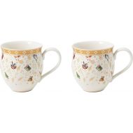 Villeroy & Boch Delight Mug with Handle Set of 2 Anniversary Edition, 1 Count (Pack of 1), White