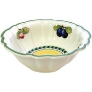 French Garden Fleurence Rice Bowl by Villeroy & Boch - 20 Ounces, White