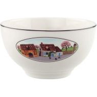 Villeroy & Boch Design Naif Rice Bowl, 20 oz, White/Colorful