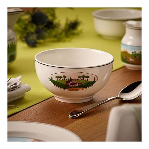  Villeroy & Boch Design Naif Rice Bowl, 20 oz, White/Colorful