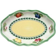 Villeroy & Boch French Garden Fleurence Pickle Dish/Gravy Stand, 9.5 in, White/Multicolored