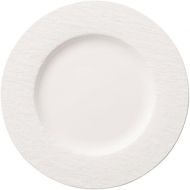 Villeroy & Boch Manufacture Rock Blanc Dinner Plate, 10.5 in, White