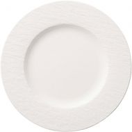 Villeroy & Boch Manufacture Rock Blanc Dinner Plate, 10.5 in, White