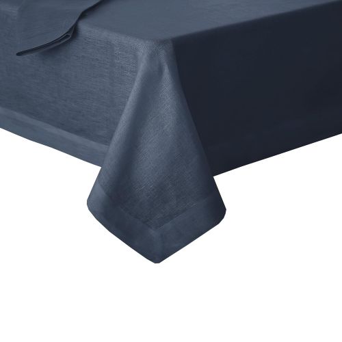  Villeroy & Boch Villeroy and Boch La Classica Luxury Linen Fabric Tablecloth, 70x126, Indigo