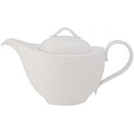 Villeroy & Boch New Cottage Basic Teekanne, 1,2 l, Premium Porzellan, Weiss