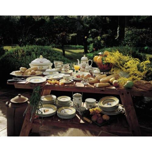  Villeroy & Boch French Garden Fleurence Kaffeekanne, 1,25 Liter, Premium Porzellan, Weiss/Bunt