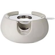 Villeroy & Boch Artesano Hot Beverages Stoevchen, Premium Porzellan/Edelstahl, Weiss