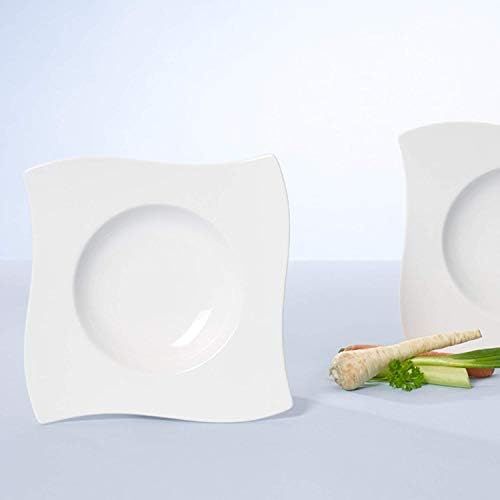  Villeroy & Boch NewWave Antipasti-Set, 5-teilig, Premium Porzellan, Weiss