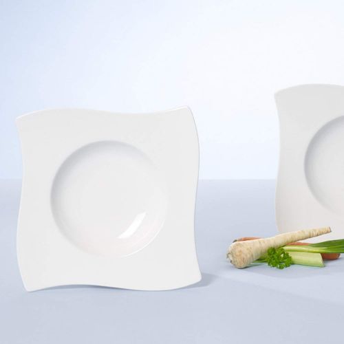  Villeroy & Boch NewWave Antipasti-Set, 5-teilig, Premium Porzellan, Weiss