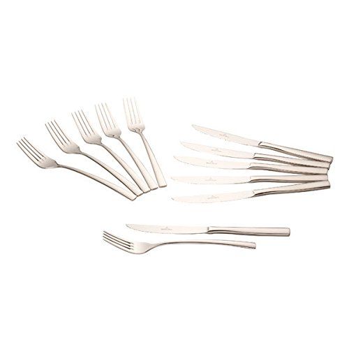  Villeroy & Boch Piemont 12-Piece Steak Cutlery Set Dishwasher Safe Stainless Steel 18/10