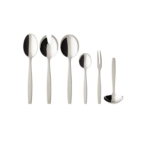  Villeroy & Boch Charles Dinner 12Elegant Made From Stainless Steel, Dishwasher Safe, Knife, Fork and Spoon Cutlery Set 68Pieces for 12People