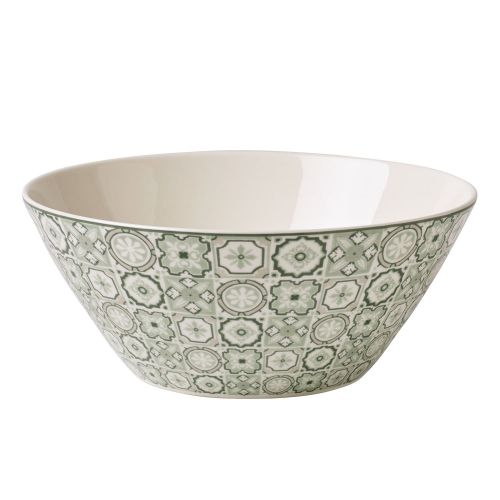  Villeroy & Boch Modern Dining Jade Caro Schale, 1,4 l, Premium Porzellan, Weiss/Gruen