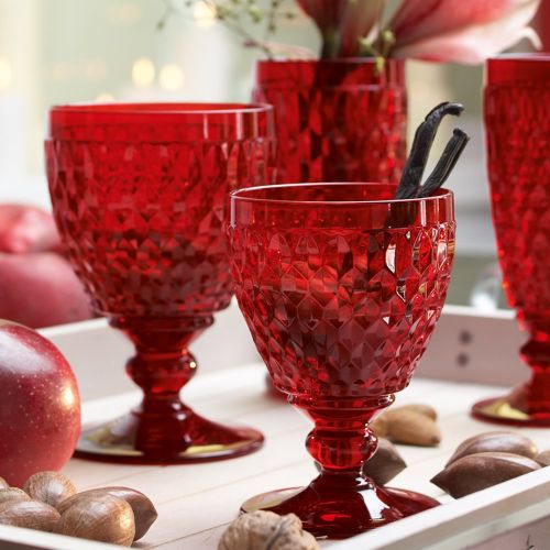  [아마존베스트]Boston Wine Goblet Set of 4 by Villeroy & Boch - Red