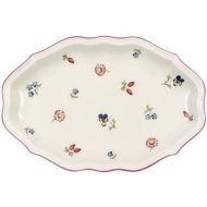 [아마존베스트]Villeroy & Boch Petite Fleur 9-1/2-Inch Pickle Dish/Gravy Stand