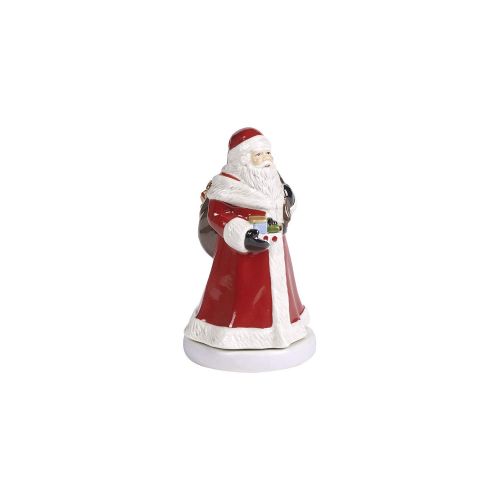  [아마존베스트]Villeroy & Boch Nostalgic Melody Santa, Rotating, Hard Porcelain, Metal, Plastic, red, 9 x 9 x 15 cm