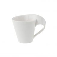 [아마존베스트]Villeroy & Boch NewWave Mocha/Espresso Cup, 80 ml, Premium Porcelain, White