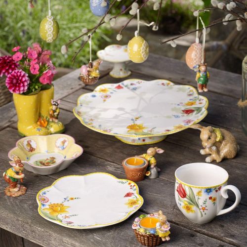  [아마존베스트]Villeroy & Boch Spring Awakening Breakfast Plate, 22 cm, Porcelain, White/Colourful