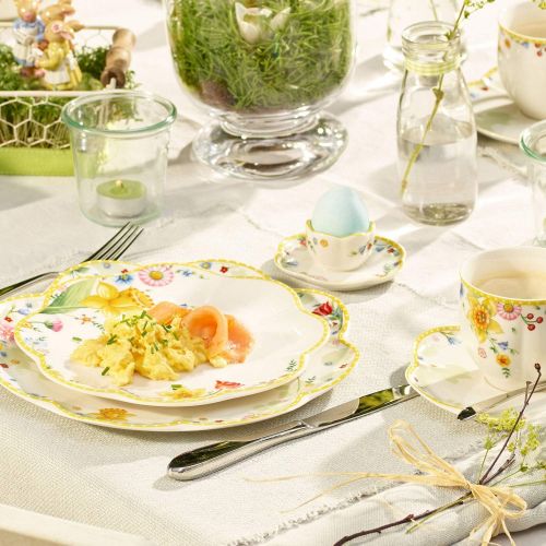  [아마존베스트]Villeroy & Boch Spring Awakening Breakfast Plate, 22 cm, Porcelain, White/Colourful