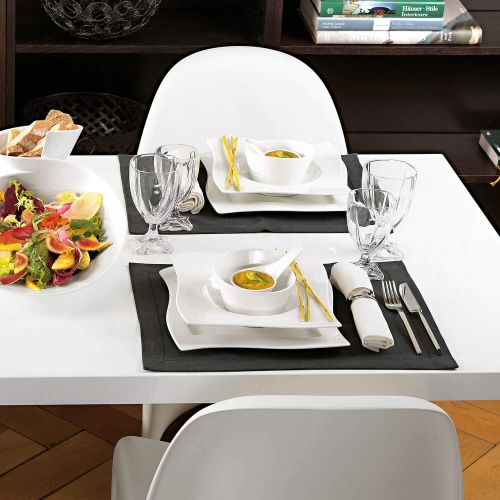  [아마존베스트]Villeroy & Boch 1025259015 8-Piece Dinnerware Set, 14.75 lbs, white