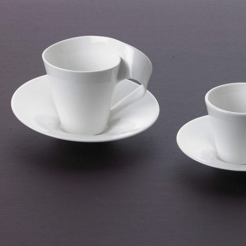  [아마존베스트]Villeroy & Boch 1025251300 New Wave Cafe Tea Cup, 6.75 oz, White