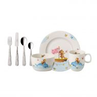 [아마존베스트]Villeroy & Boch 14-8664-8430 Happy as a Bear Dinnerware Set, Premium Porcelain