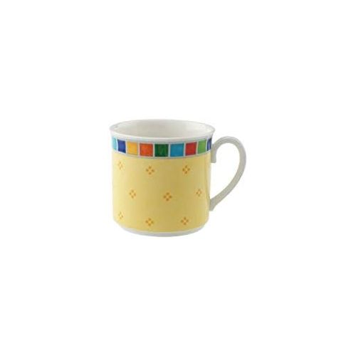  [아마존베스트]Villeroy & Boch 10-1360-1300 Twist Alea Limone Tea Cup, 6.75 oz, White/Yellow