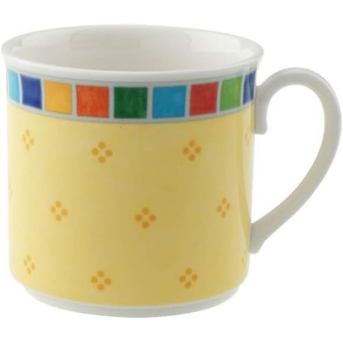  [아마존베스트]Villeroy & Boch 10-1360-1300 Twist Alea Limone Tea Cup, 6.75 oz, White/Yellow