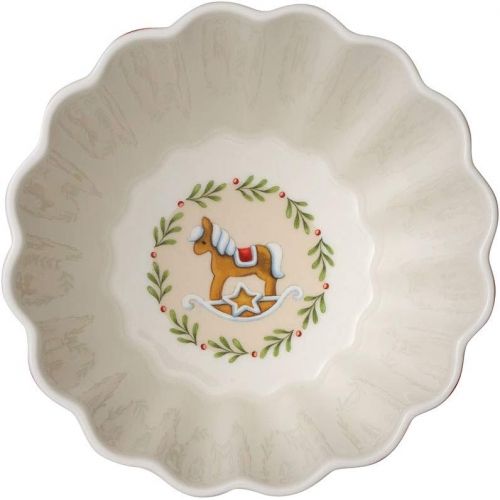  [아마존베스트]Villeroy & Boch Winter Bakery Delight BOL Gingerbread Premium Porcelain, Red, Multicoloured, 0