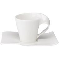 Villeroy & Boch NewWave Espresso-Set 2-teilig Premium Porzellan, weiss