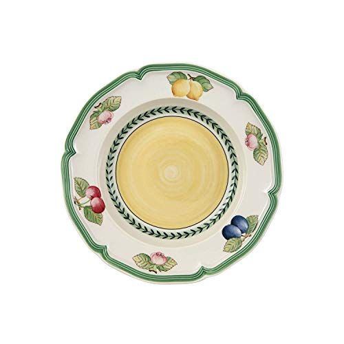  Villeroy & Boch 10-2281-2700 French Garden Fleurence Rim Soup, 9 in, White/Multicolored