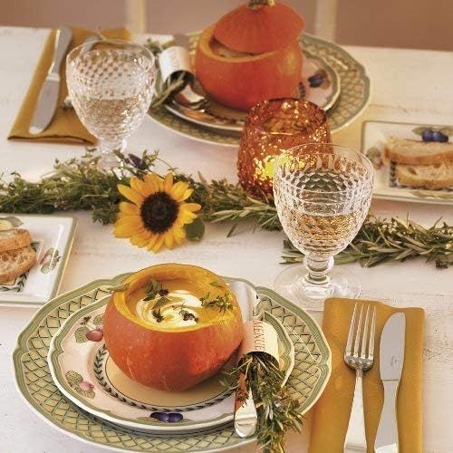  Villeroy & Boch 10-2281-2700 French Garden Fleurence Rim Soup, 9 in, White/Multicolored