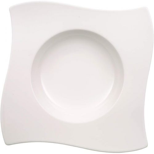  Villeroy & Boch 1025252709 New Wave Rim Soup, 10.25 in, White